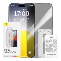 0,3mm safírové tvrzené sklo Baseus pro iPhone 15 Pro 054903