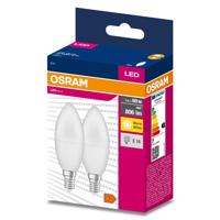 2PAK LED žárovka LED E14 B35 7W = 60W 806lm 3000K Teplá bílá 220° OSRAM VALUE OSRVALU7217