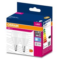 2PAK LED žárovka LED E14 P45 7W = 60W 806lm 4000K Neutrální bílá 200° OSRAM VALUE OSRVALU7319