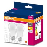 2PAK LED žárovka LED E27 A60 10W = 75W 1055lm 3000K Teplá bílá 200° OSRAM VALUE OSRVALU7425