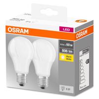 2PAK LED žárovka LED E27 A60 8,5W = 60W 806lm 2700K Teplá bílá 300° OSRAM Base OSRLEDW2020