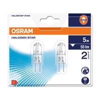 2x LED žárovka LED halogen G4 5W 55lm 2700K 12V Teplá bílá Stmívatelná OSRAM HALOSTAR OSRHAL0208