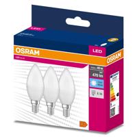 3PAK LED žárovka E14 B35 4,9W = 40W 470lm 4000K Neutrální bílá 200° OSRAM VALUE OSRVALU7611