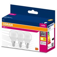 3PAK LED žárovka E14 P45 4,9W = 40W 470lm 3000K Teplá bílá 200° OSRAM VALUE OSRVALU7709