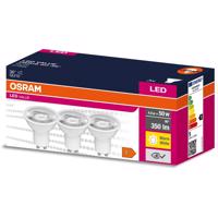 3PAK LED žárovka GU10 4,5W = 50W 350lm 2700K Teplá bílá 36° OSRAM VALUE OSRVALU7507