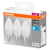 3PAK LED žárovka LED E14 B35 5W = 40W 470lm 4000K Neutrální bílá OSRAM OSRLEDW1022