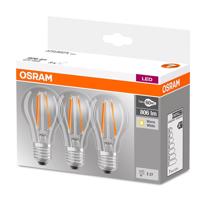 3PAK LED žárovka LED E27 A60 6,5W = 60W 806lm 2700K Teplá bílá 360° OSRAM OSRLED4605