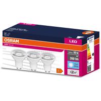 3PAK LED žárovka LED GU10 4,5W = 50W 350lm 4000K Neutrální bílá 36° OSRAM VALUE OSRVALU7509