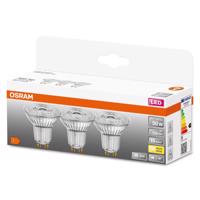 3x LED žárovka LED GU10 4,3W = 50W 350lm 2700K Teplá bílá 36° OSRAM STAR OSRSTAF8630