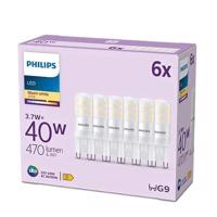 6x LED žárovka LED G9 corn 3,7W = 40W 470lm 2700K Teplá bílá PHILIPS PHSECW0520