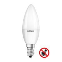 7500 LED žárovka E14 B35 5,5W = 40W 470lm 6500K Studená bílá 200° OSRAM Antibakteriální