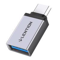 Adaptér Lention USB-C na USB 3.0 (stříbrný)