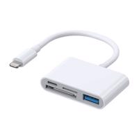 Adaptér Lightning na USB OTG Joyroom S-H142 Čtečka karet SD, microSD (bílá) 039164