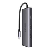 Adaptér / rozbočovač 7v1 UGREEN Revodok Pro USB na 2x USB-A 3.2, USB-C 3.2, SD/TF, PD 054923