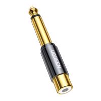 Adaptér Ugreen 6,35 mm jack (samec) na RCA (samice) zlatý (AV169 80731) 6957303887316