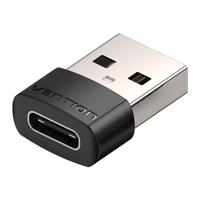 Adaptér USB 2.0 samec na USB-C samice Vention CDWB0 Black