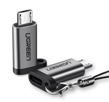 Adaptér USB-C na micro USB UGREEN US282 (šedý) 029819