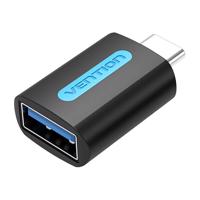 Adaptér Vention USB CDUB0, USB-C samec na USB 3.0 samice (černý)