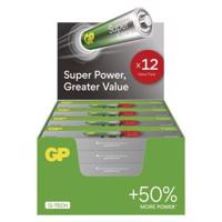 Alkalická baterie GP Super AAA (LR03), 288 ks, display box B0114T