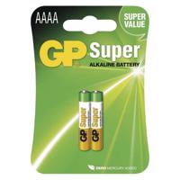 Alkalická speciální baterie GP 25A (AAAA, LR61) 1,5 V - 2 ks B1306