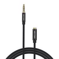 Audio kabel TRRS 3,5 mm samec na 3,5 mm samici Vention BHCBI 3 m černý