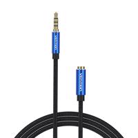 Audio kabel TRRS 3,5 mm samec na 3,5 mm samici Vention BHCLI 3 m modrý