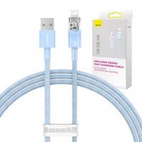 Baseus Explorer USB kabel pro rychlé nabíjení Lightning 2,4A 1M (modrý) 048736