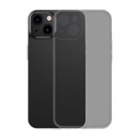 Baseus Frosted Glass Case pro iPhone 13 Pro (černý) + tvrzené sklo 033925