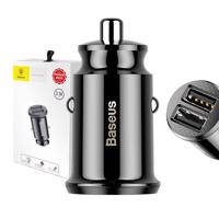 Baseus Grain 2x USB 5V 3,1A nabíječka do auta (černá) 016534 016534