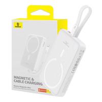 Baseus Magnetic Mini 10000mAh 20W MagSafe powerbank (bílá) 057645