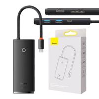 Baseus OS Lite 6portový rozbočovač (Type-C na HDMI+USB3.0*2+PD+SD/TF) (černý) 051849