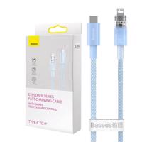 Baseus USB-C na Lightning Explorer Series rychlonabíjecí kabel 1m, 20W (modrý) 048744