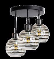 Berge LED kulaté stropní svítidlo 3xE27 GLASS BALL P0013-3XK013