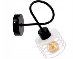 Berge LED nástěnné svítidlo LOFT - 1xE27 - SPRING WHITE LK0005-KB004