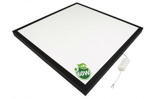 Berge LED panel povrchový černý - 60x60 - 60W - neutrální bílá 7779