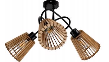 Berge LED stropní svítidlo LOFT - 3xE27 - LUCA04 LK002-3XLUCA04