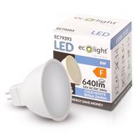 Berge LED žárovka MR16 GU5.3 12V 8W studená bílá