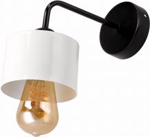 Berge Nástěnná lampa 1x E27 HRNEK BÍLÁ P0015-KB003