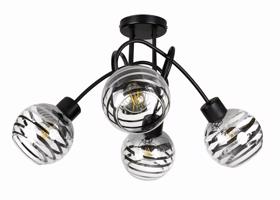 Berge Stropní svítidlo LED LOFT 4xE27 GLASS BALL LK004-4XK013