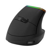 Bezdrátová vertikální myš Delux M618DB BT/2.4G 4000DPI RGB