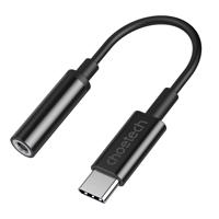 Choetech AUX003 USB-C / DC 3,5mm audio adaptér - černý 6971824975123