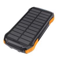 Choetech B659 solární powerbanka s indukčním nabíjením 2x USB 10000mAh Qi 5W (černá a oranžová) 047583 047583