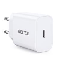 Choetech USB Type C PD 20W síťová nabíječka bílá (Q5004 V4) 6932112100566 6932112100566