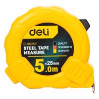 Deli Tools EDL9025Y svinovací metr, 5 m/25 mm (žlutý)