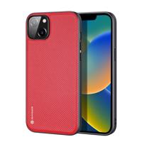 Dux Ducis Fino pouzdro s nylonovým potahem pro iPhone 14 Plus červené 6934913036846