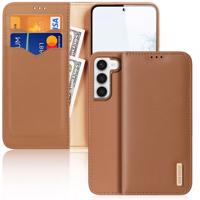 Dux Ducis Hivo pouzdro Samsung Galaxy S23+ flip cover wallet stand RFID lock brown 6934913031766