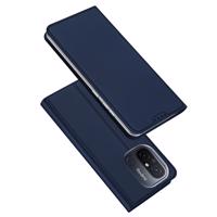 Dux Ducis Skin Pro pouzdro pro Xiaomi Redmi 11A / Poco C55 / Redmi 12C flip cover card wallet stand blue 6934913030851