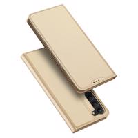 Dux Ducis Skin Pro pouzdro Samsung Galaxy S23+ flip cover card wallet stand gold 6934913032671