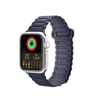 Dux Ducis Strap (Armor Version) Apple Watch Ultra, SE, 9, 8, 7, 6, 5, 4, 3, 2, 1 (49, 45, 44, 42 mm) silikonový magnetický náramek modrý 6934913035450