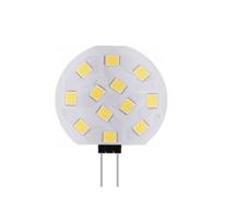 Eco Light G4 LED žárovka 12V AC / DC 3W 280lm Neutrální bílá barva 4000K Talíř